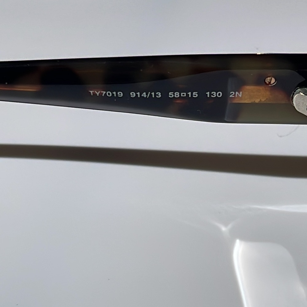 Tory Burch Tortoise Brown TY7019 914/13 58-15 - Picture 2 of 10